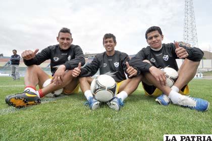 Neumann, Gomes y Saucedo jugadores de San José