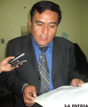 El fiscal de materia, Aldo Morales