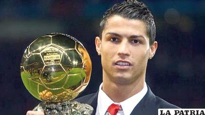 Cristiano Ronaldo ganó el Balón de Oro el año 2008