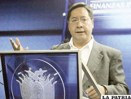 Luis Arce Catacora, ministro de Economía y Finanzas Públicas