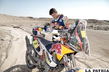 Marc Coma tuvo que hacer una parada obligada en el desierto de Atacama