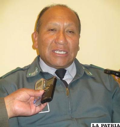 El comandante de la Región Militar No. 2, coronel Iván Anaya