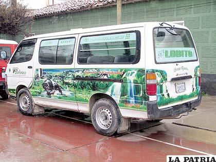 El motorizado conducido por uno de los presuntos violadores
