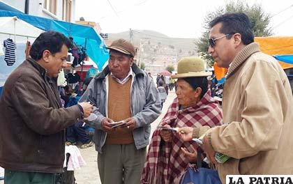Dirigentes del MSM socializando su programa de gobierno