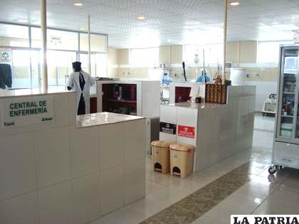 Ambientes nuevos en el Hospital Obrero