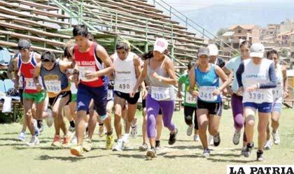 Atletas bolivianos de Cross Country 