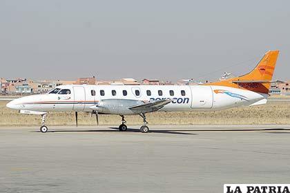 Aerocon habilita servicio diario entre Oruro y Cochabamba