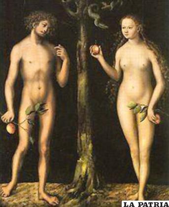 Imagen de Adán y Eva, personajes del Génesis