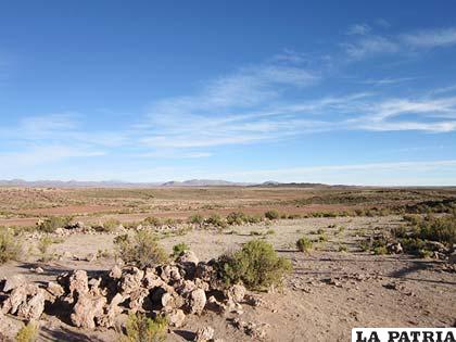 Lugar de conflicto limítrofe entre Oruro y Potosí