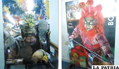 Afiches promocionales del Carnaval de Oruro 2014