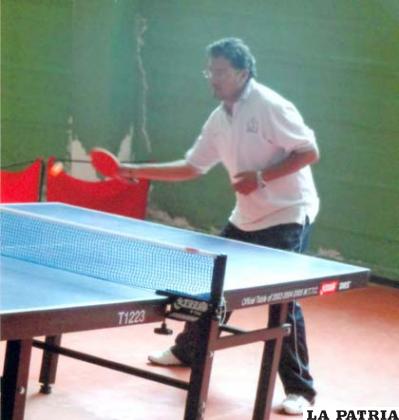 Rubén Jaén en plena competencia 