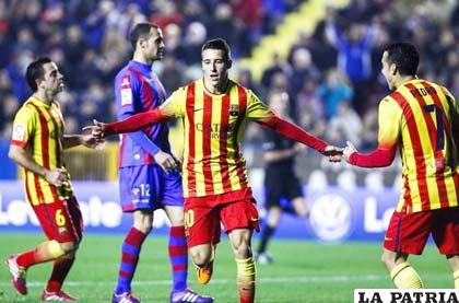 Barcelona dejó en el camino a Levante por la Copa del Rey