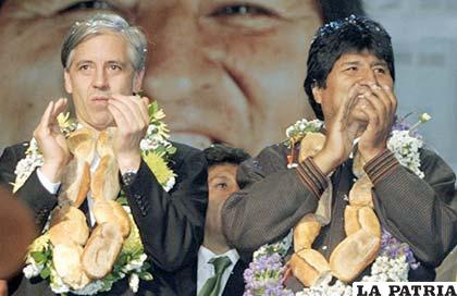 Binomio del Movimiento Al Socialismo, Evo Morales-Álvaro García Linera