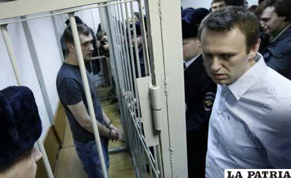 Líder de la oposición de Rusia, Alexéi Navalny y su hermano