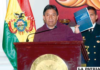 Canciller Choquehuanca: no se protegerá a personas con procesos