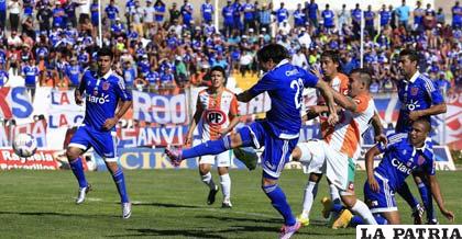 Una acción del empate entre la U de Chile y Cobresal