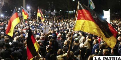 Manifestación en Alemania bajo el lema “Patriotas Europeos contra la Islamización de Occidente”