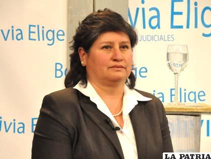 Magistrada Ligia Velásquez presentó su renuncia irrevocable