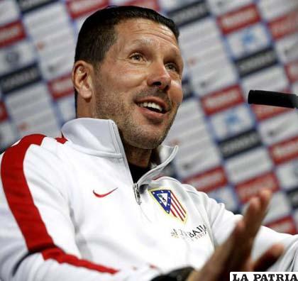 Diego Simeone, entrenador del Atlético de Madrid