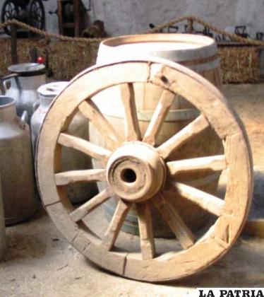 La rueda es uno de los inventos que llegó con la colonización