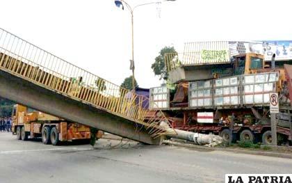 Accidente en la avenida Blanco Galindo