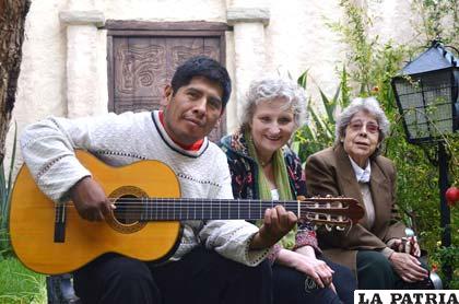 Juan Carlos Cordero, Gitte Palsson y Matilde Casazola