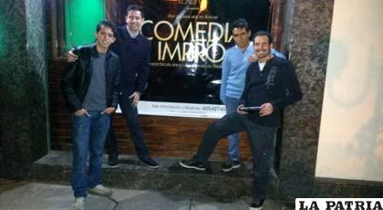 Integrantes de Chuquiago Comedy Club