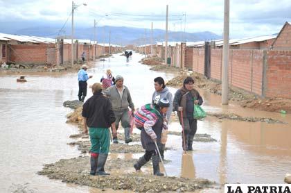 Inundaciones afectaron a varias juntas vecinales en la zona Norte de la ciudad