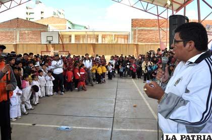 Pedro Valda, presidente de la Asamblea Municipal del Deporte de Oruro