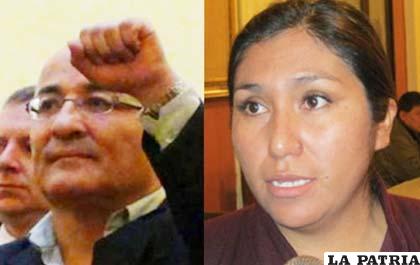 Los periodistas Hugo Moldiz  y Marianela Paco asumieron los cargos de ministros