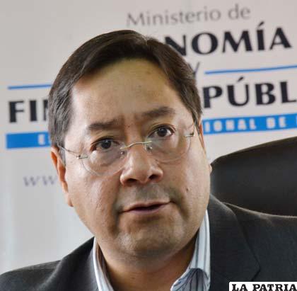 Ministro de Economía, Luis Arce Catacora