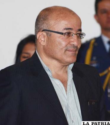 Ministro de Gobierno, José Hugo Moldiz
