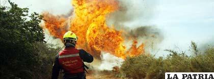 Incendio en Chile pone en alerta a la población