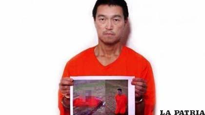 Rehén Kenji Goto afirma que su compañero de cautiverio, Haruna Yukawa, ha sido ejecutado