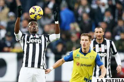 El centrocampista francés de la Juventus, Paul Pogba