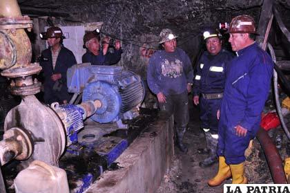 Sistema de bombeo de aguas ácidas de mina San José