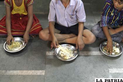 Los niños vivían en condiciones infrahumanas