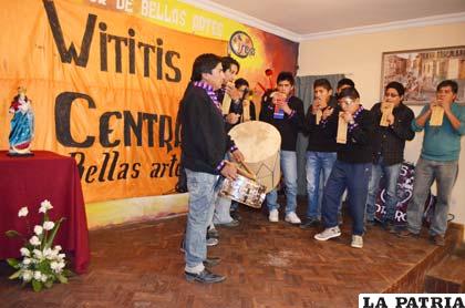 Wititis Central Bellas Artes listos para participar del Carnaval de Oruro