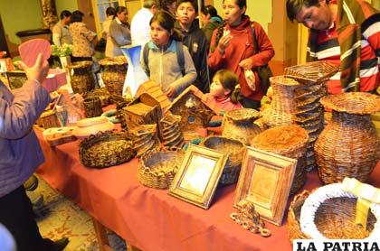 El reciclado de papel destacó en la exposición