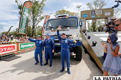 Nikolaev, Yakovlev y Rybakov, los rusos protagonistas en camiones /dakar.com