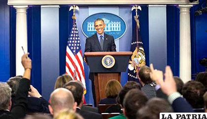Barack Obama, en su última conferencia de prensa de 2015 /epimg.net