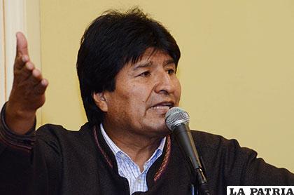 Presidente Evo Morales /ABI