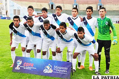 El seleccionado de fútbol varones de Oruro 
