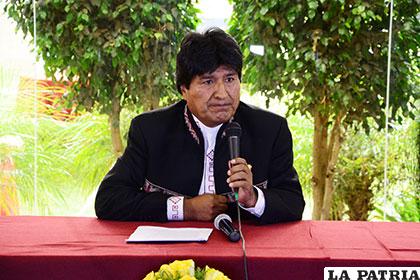 El Presidente Evo Morales /ABI.BO