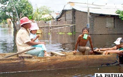 Las inundaciones afectarían al Oriente boliviano como consecuencia del fenómeno de El Niño