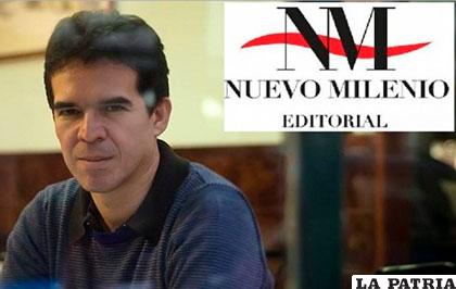 Edmundo Paz Soldán es parte de las novedades que alista la editorial Nuevo Milenio