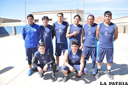 El quinteto masculino de Deportivo Calama