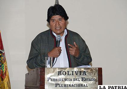 Morales expresó su plena confianza de que ganará el referéndum /ABI