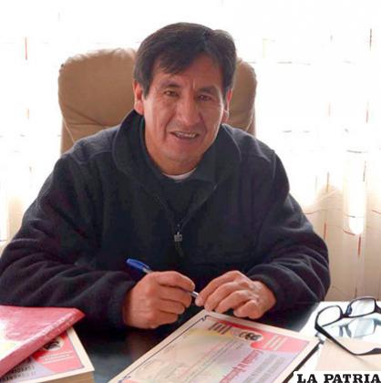 José Luis Álvarez, dirigente de la Federación de Maestros de La Paz /eldiario.net