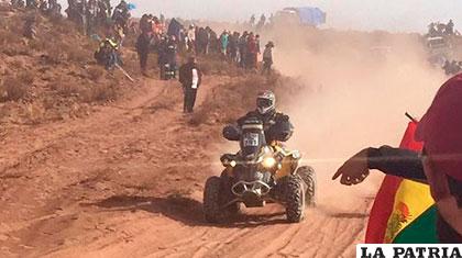 Leonardo Martínez, en plena competencia, terminó en el puesto 12 en la general